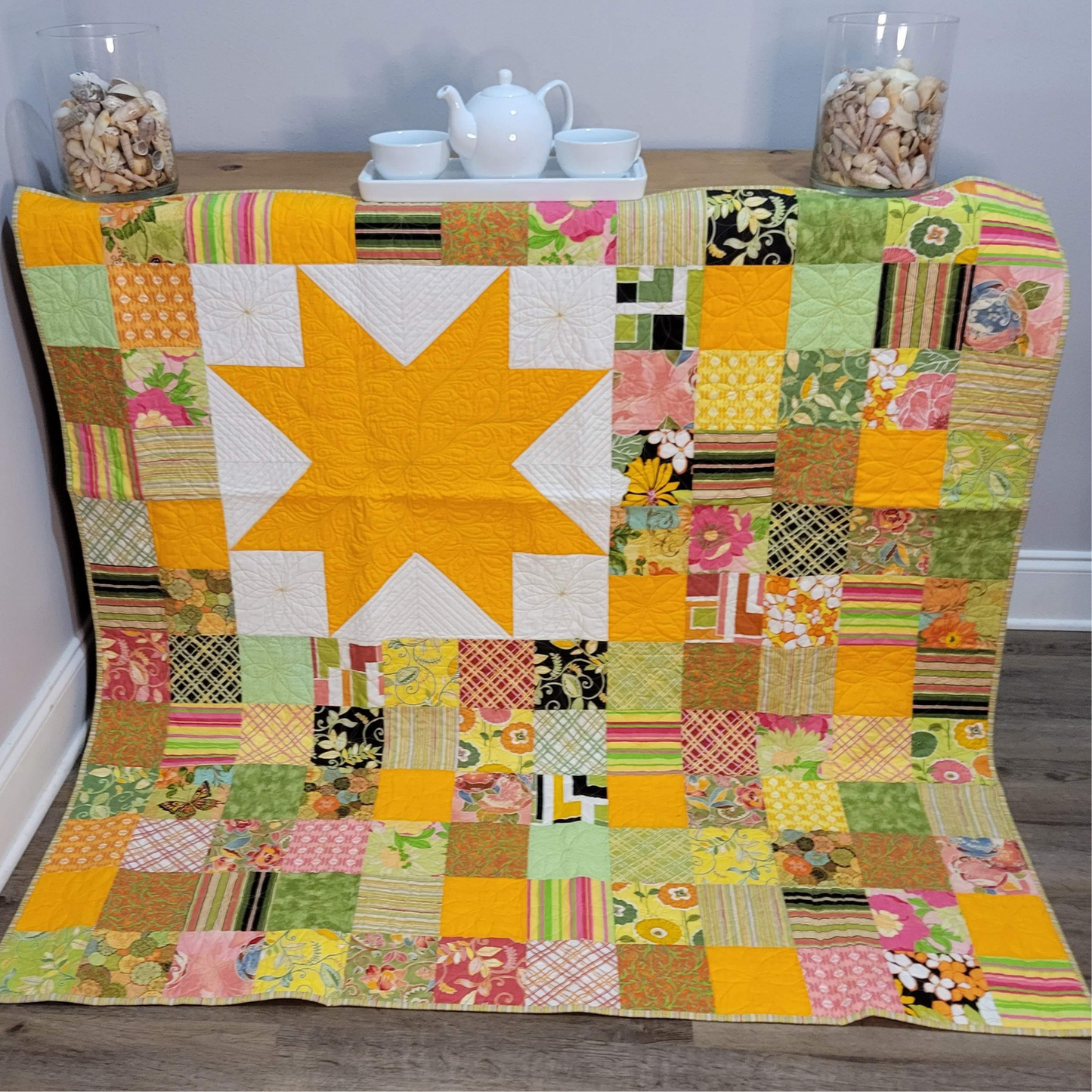Stars and Feathers Quilt