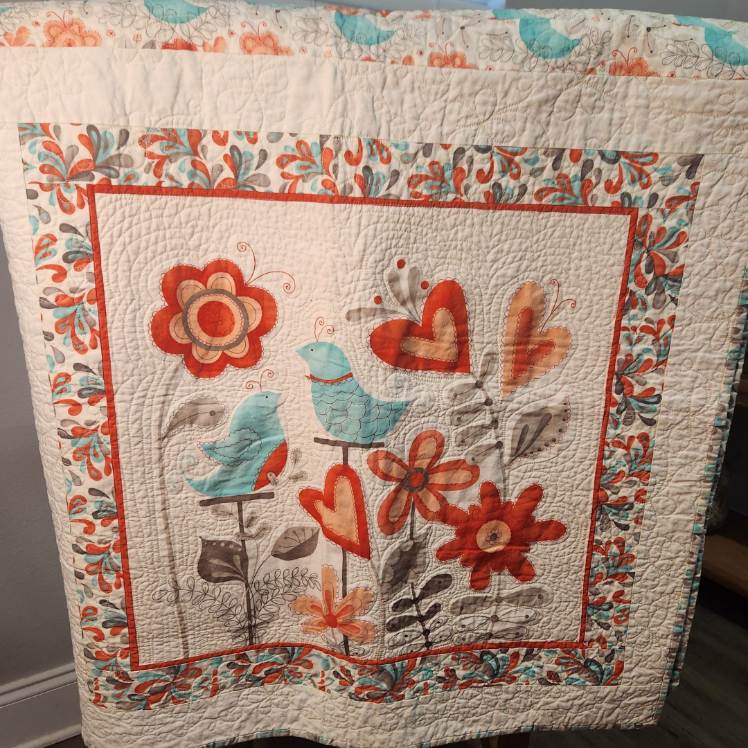 Birds of a Feather Small Quilt