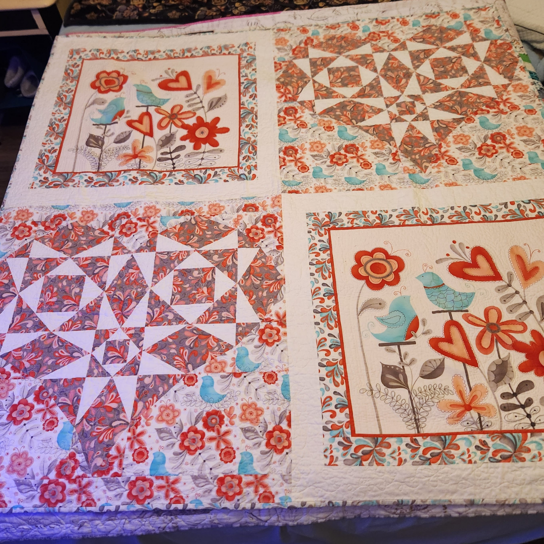 Birds of a Feather Small Quilt