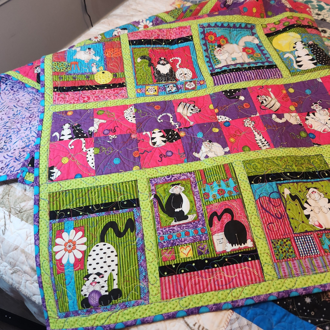 Playful Cats Quilt