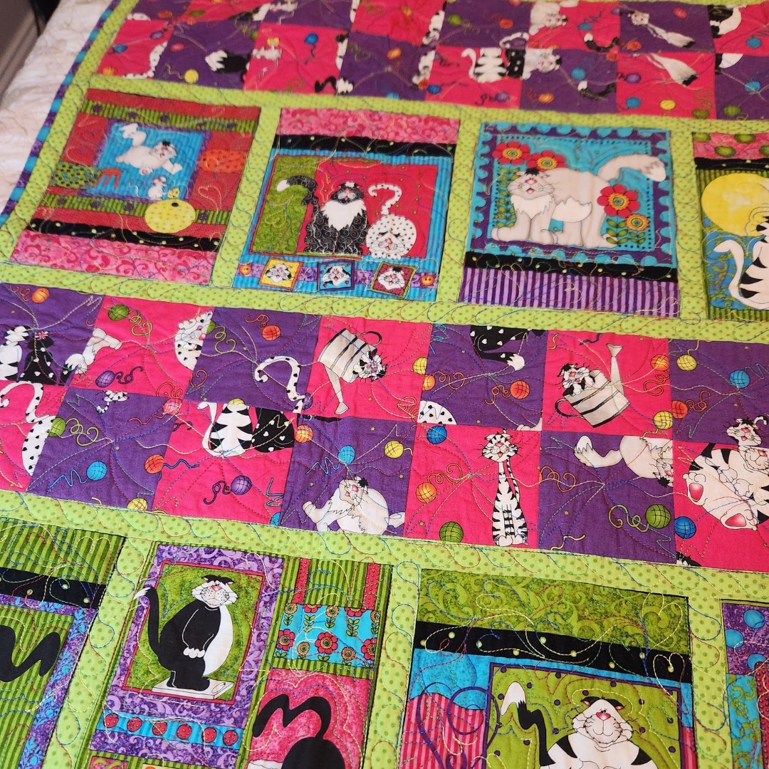 Playful Cats Quilt