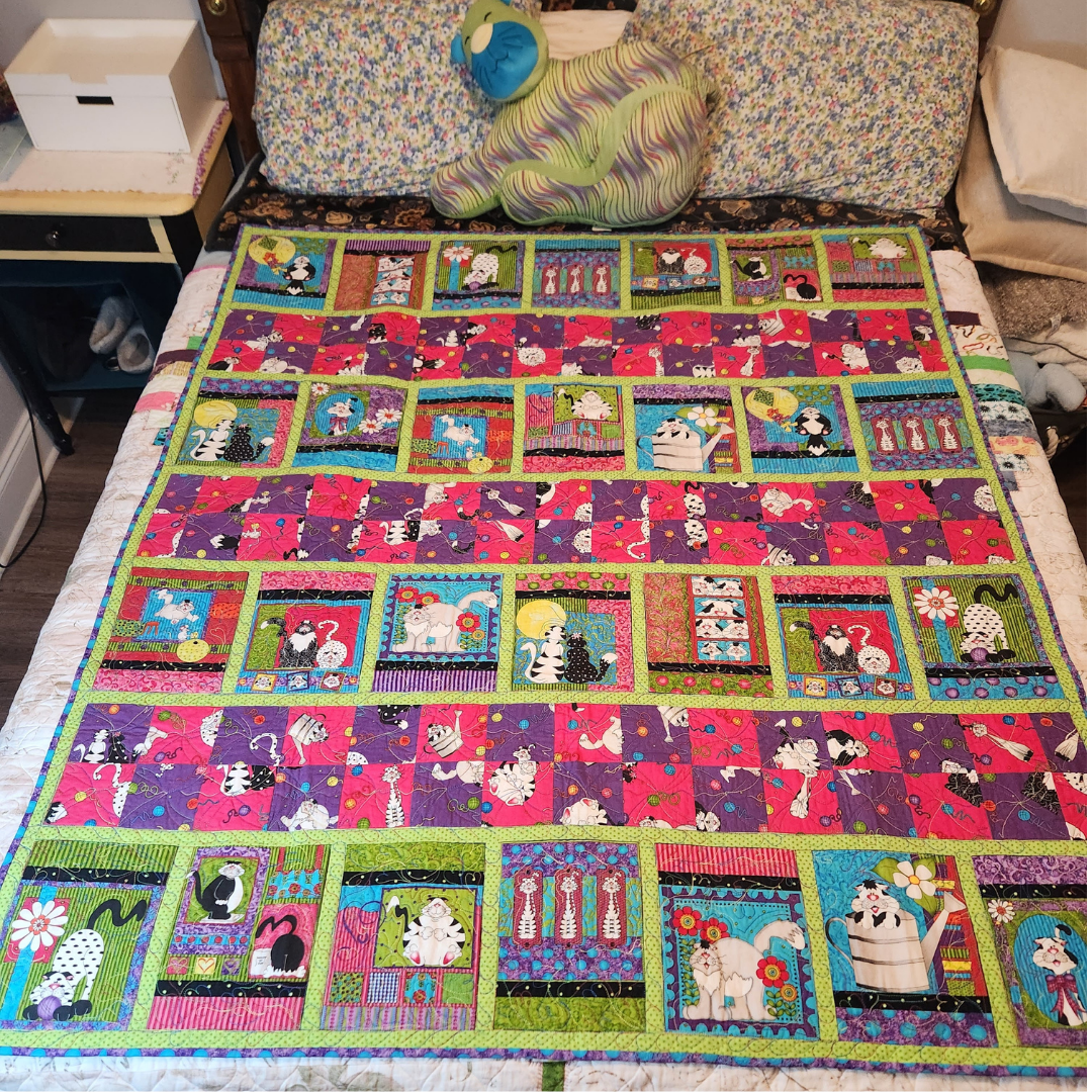 Playful Cats Quilt