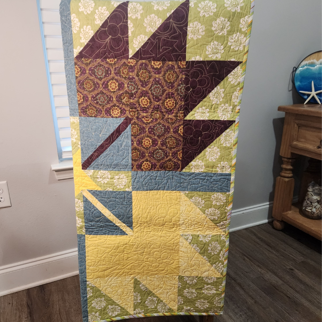 Falling Maple Leaves Bed Scarf