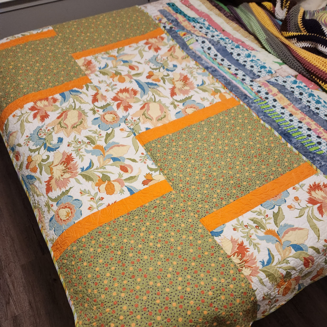 Falling Maple Leaves Bed Scarf