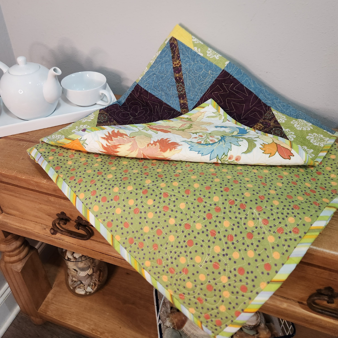 Falling Maple Leaves Bed Scarf