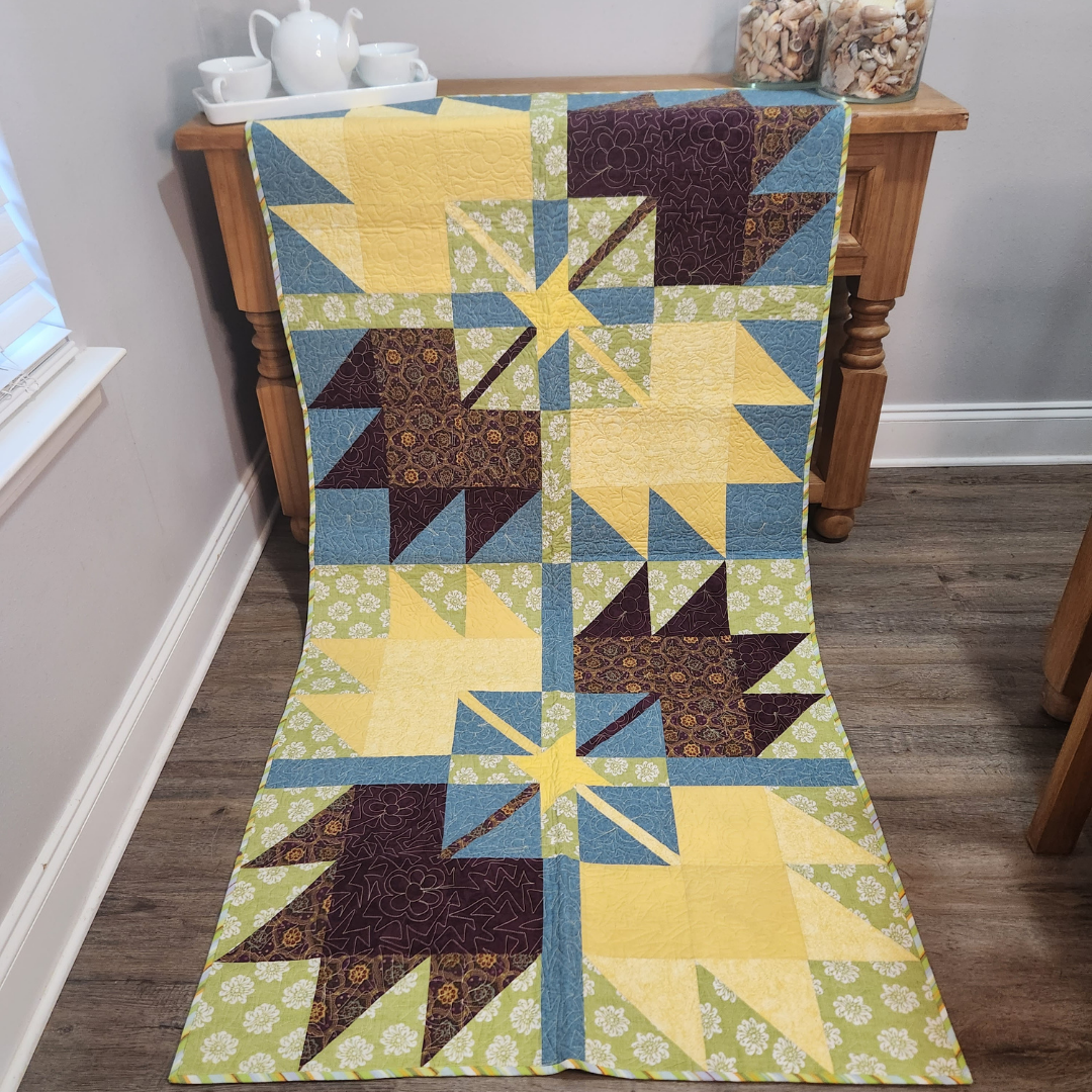 Falling Maple Leaves Bed Scarf