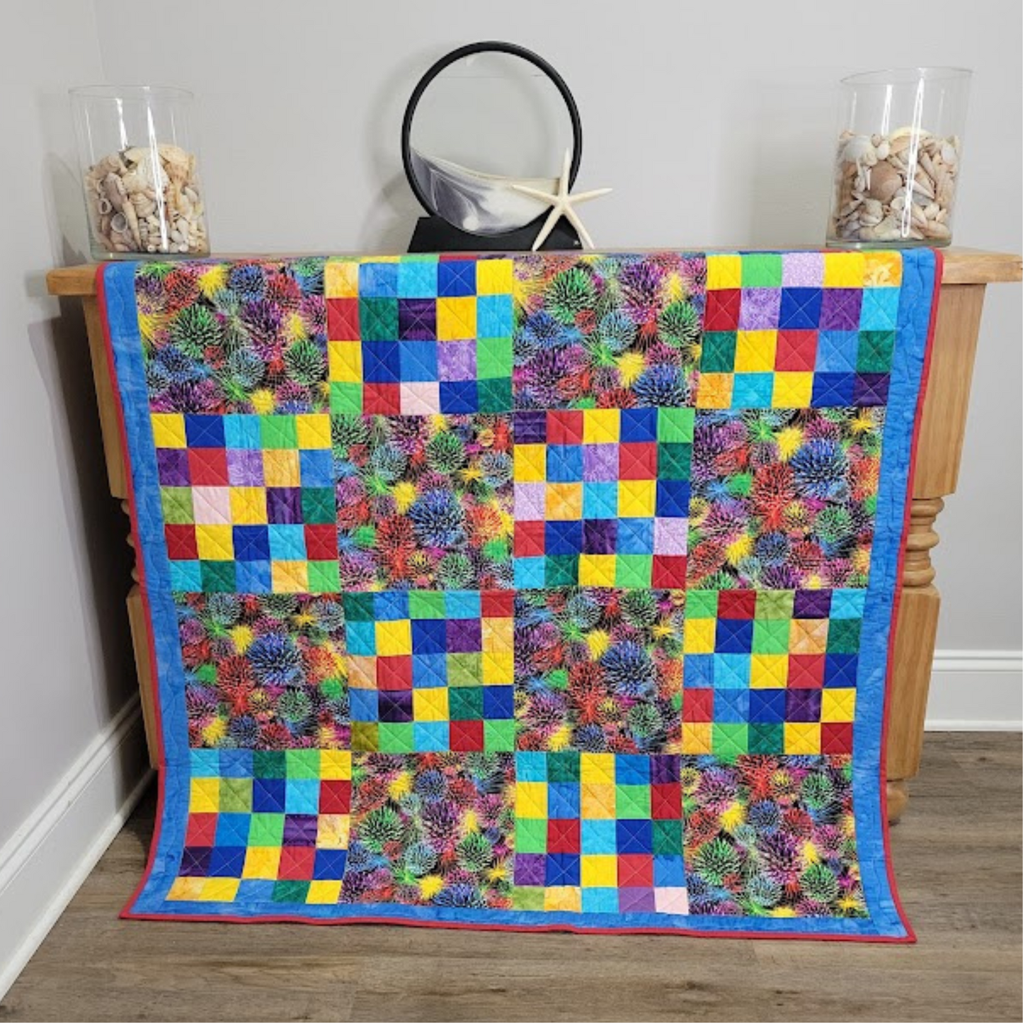 Wall Hanging Reminiscent of Fireworks