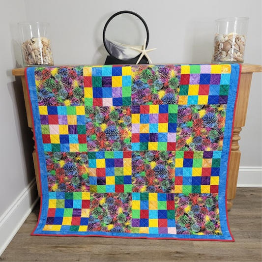 Wall Hanging Reminiscent of Fireworks