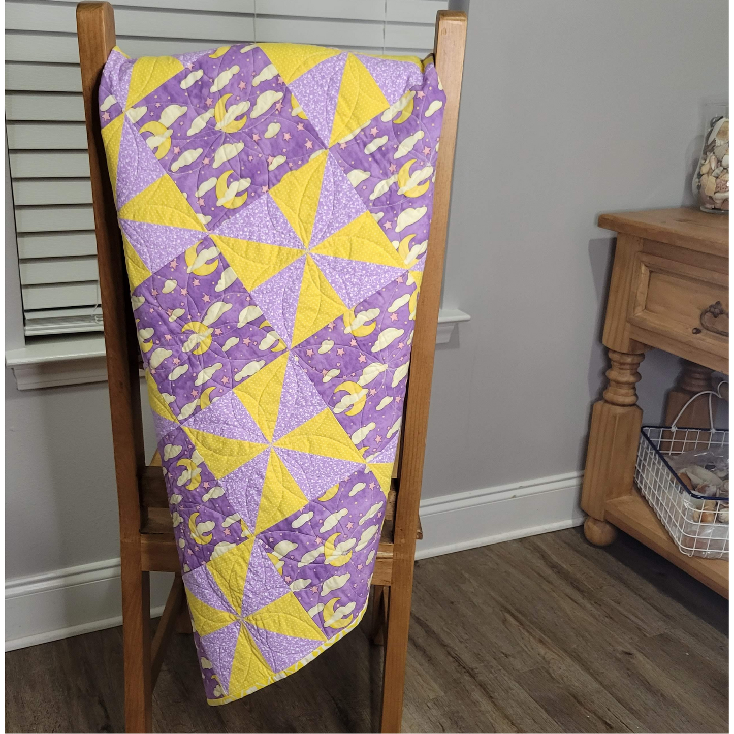 Moon and Stars Baby Quilt
