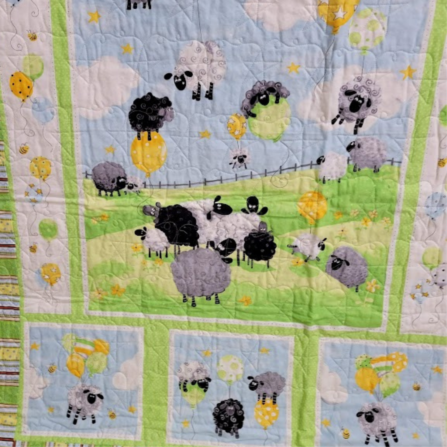 Counting Sheep Baby Quilt