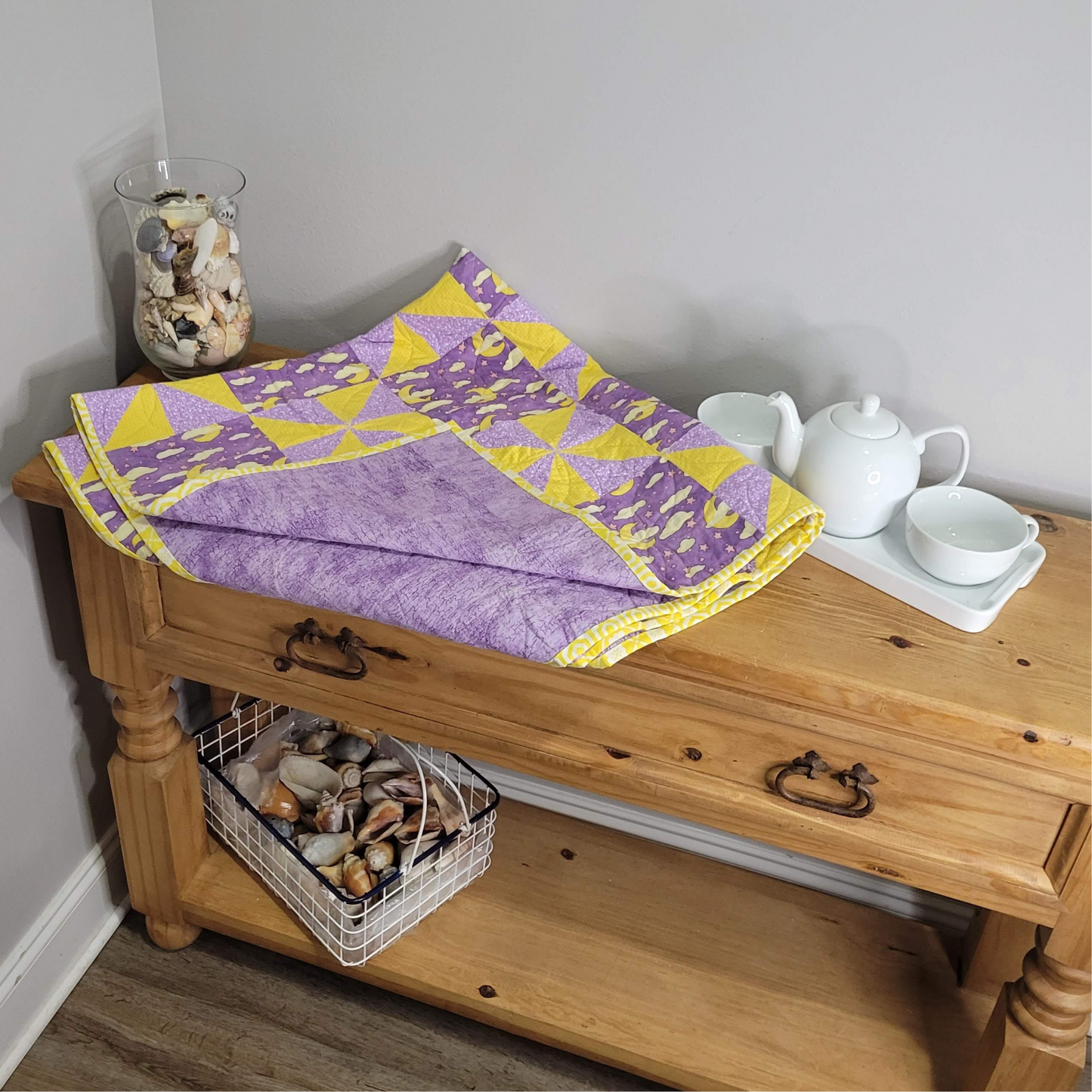 Moon and Stars Baby Quilt