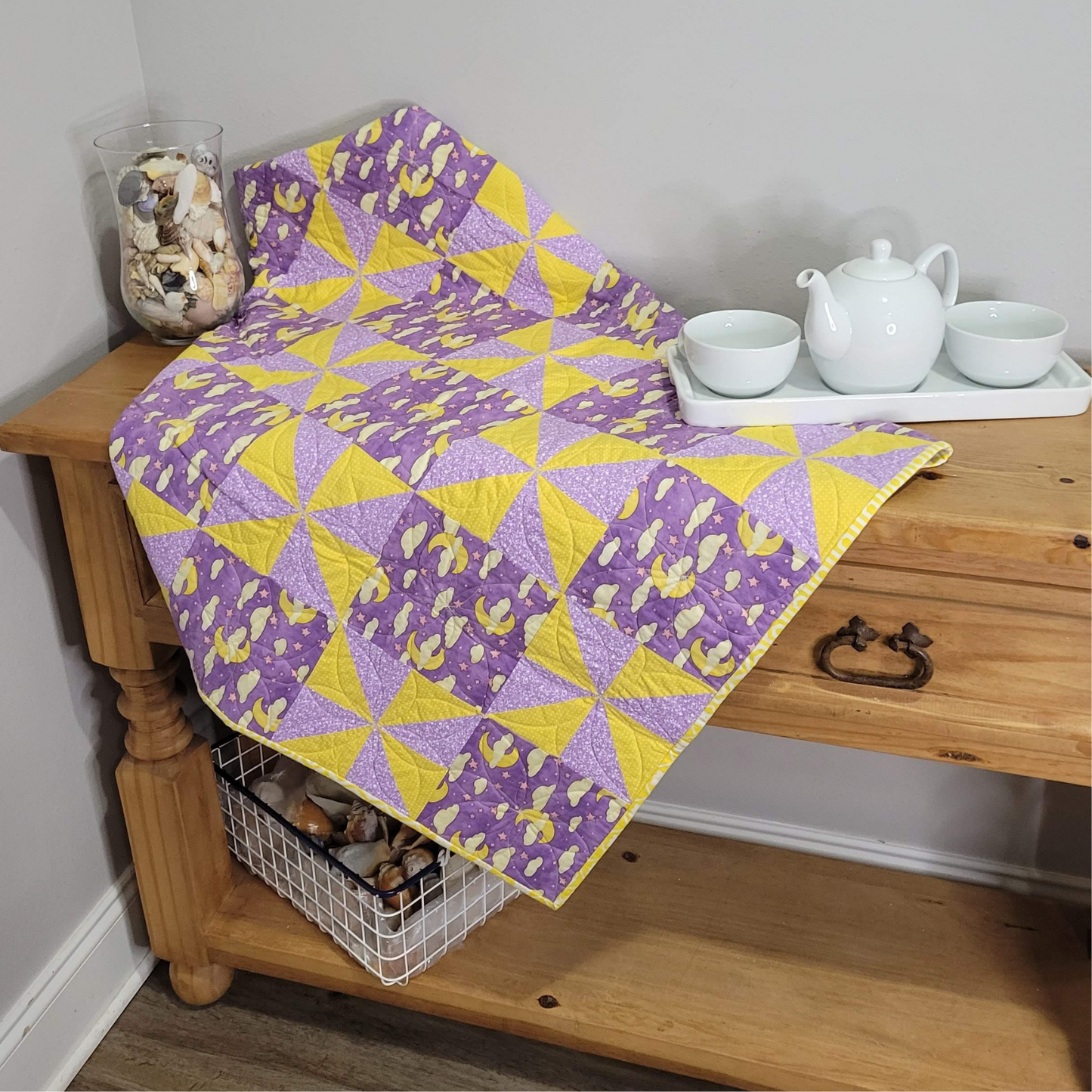 Moon and Stars Baby Quilt