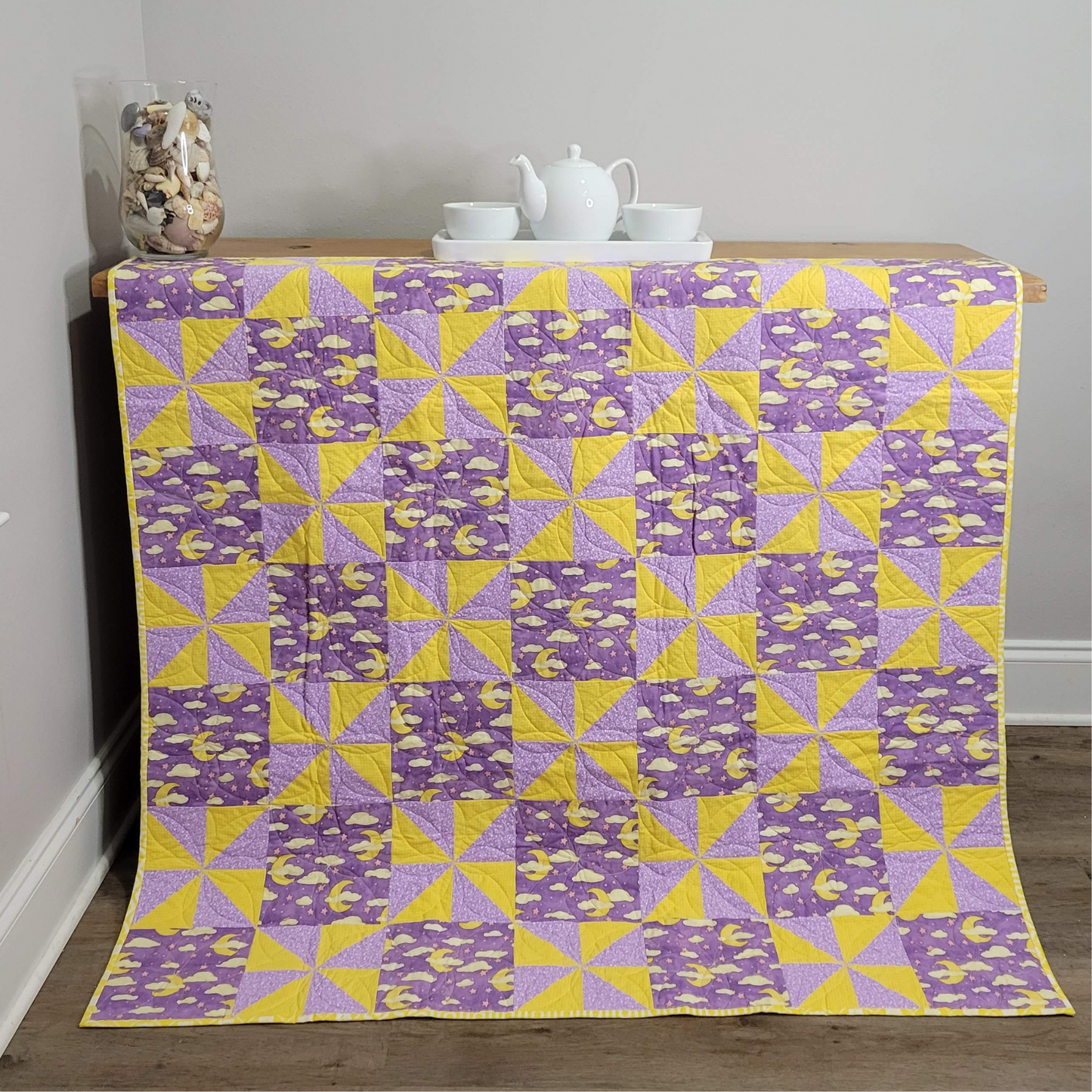 Moon and Stars Baby Quilt