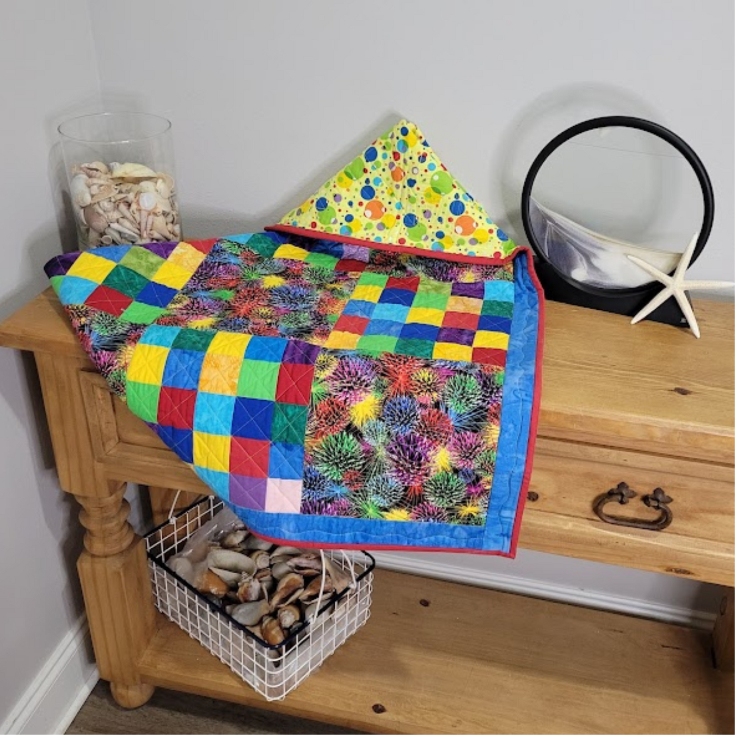 Wall Hanging Reminiscent of Fireworks