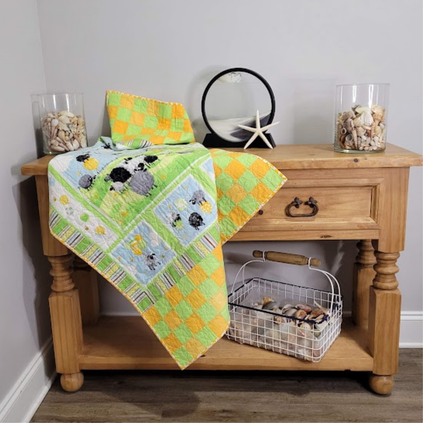 Counting Sheep Baby Quilt