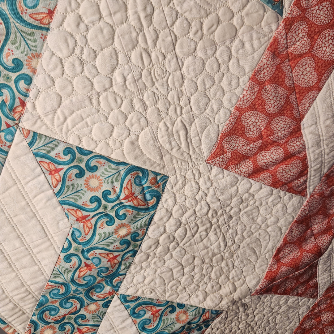 Ribbon Around the Pole Quilt