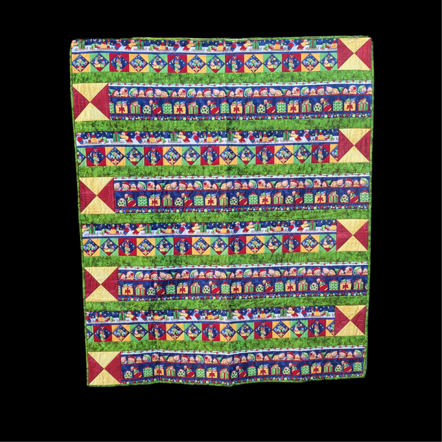 Christmas Presents Wall Hanging or Baby Quilt