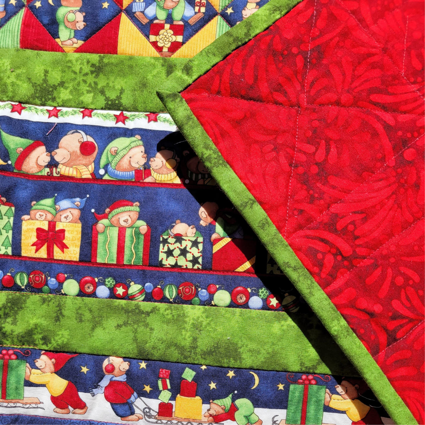 Christmas Presents Wall Hanging or Baby Quilt