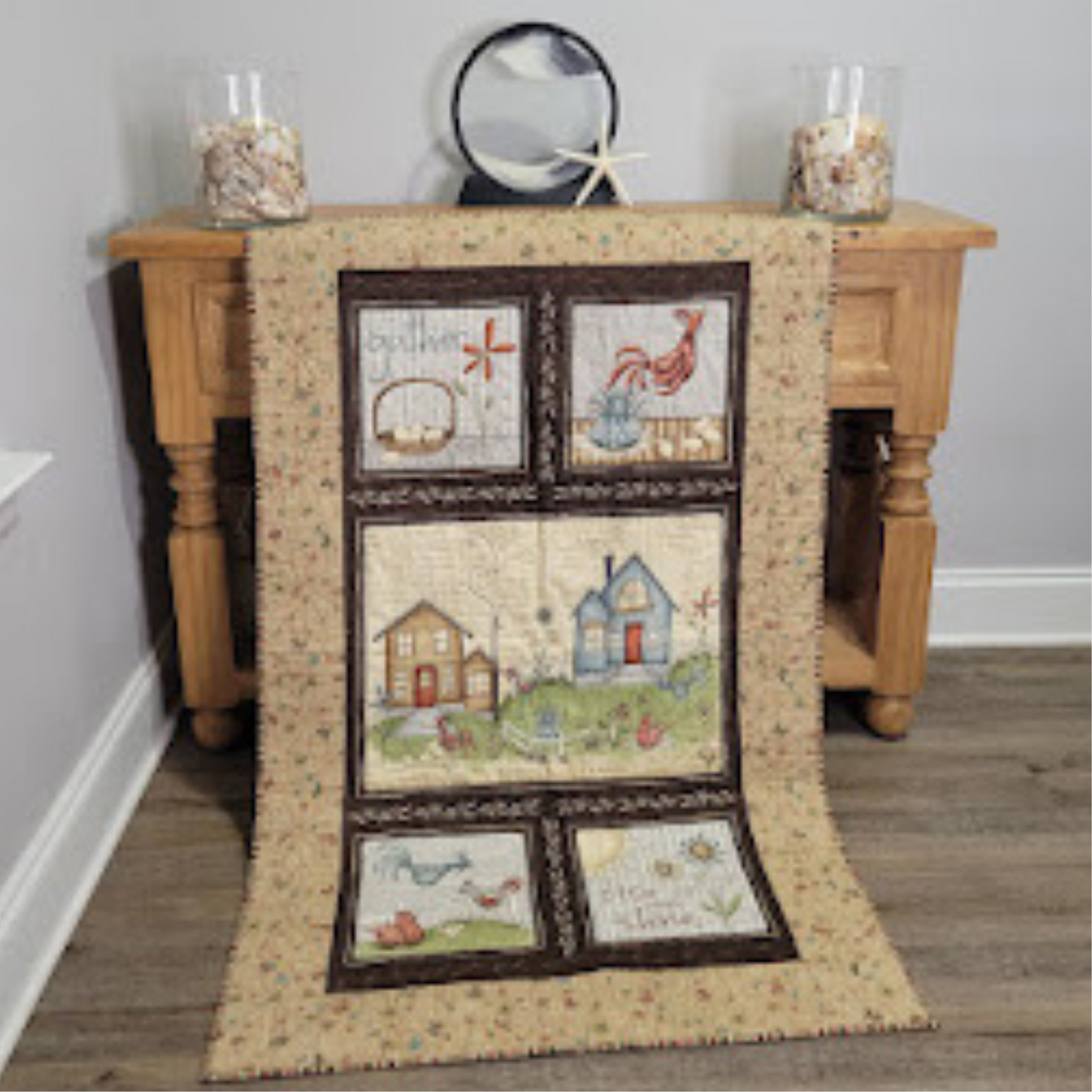 Wall Hanging of Barnyard Prints