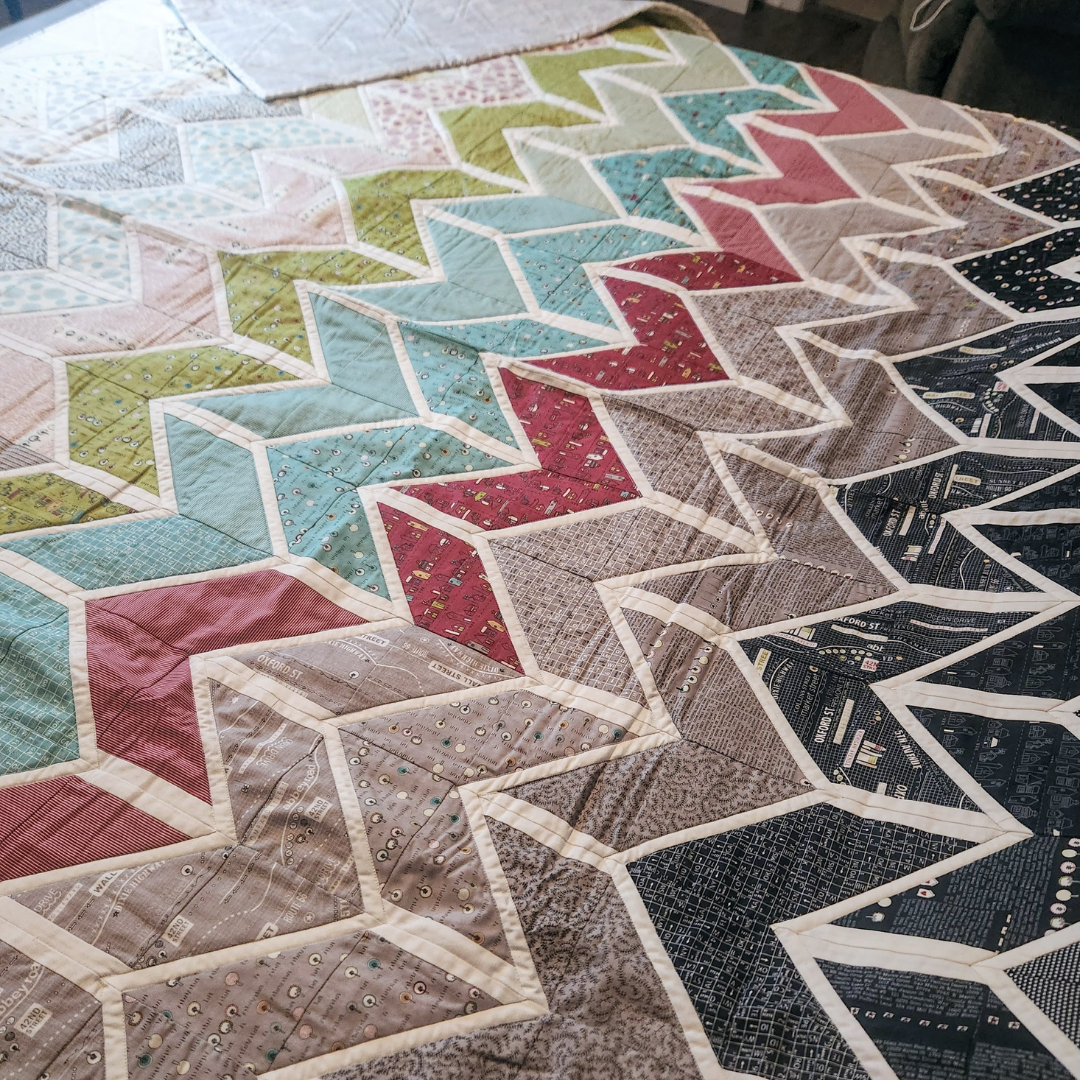 Fading Zig Zag Quilt