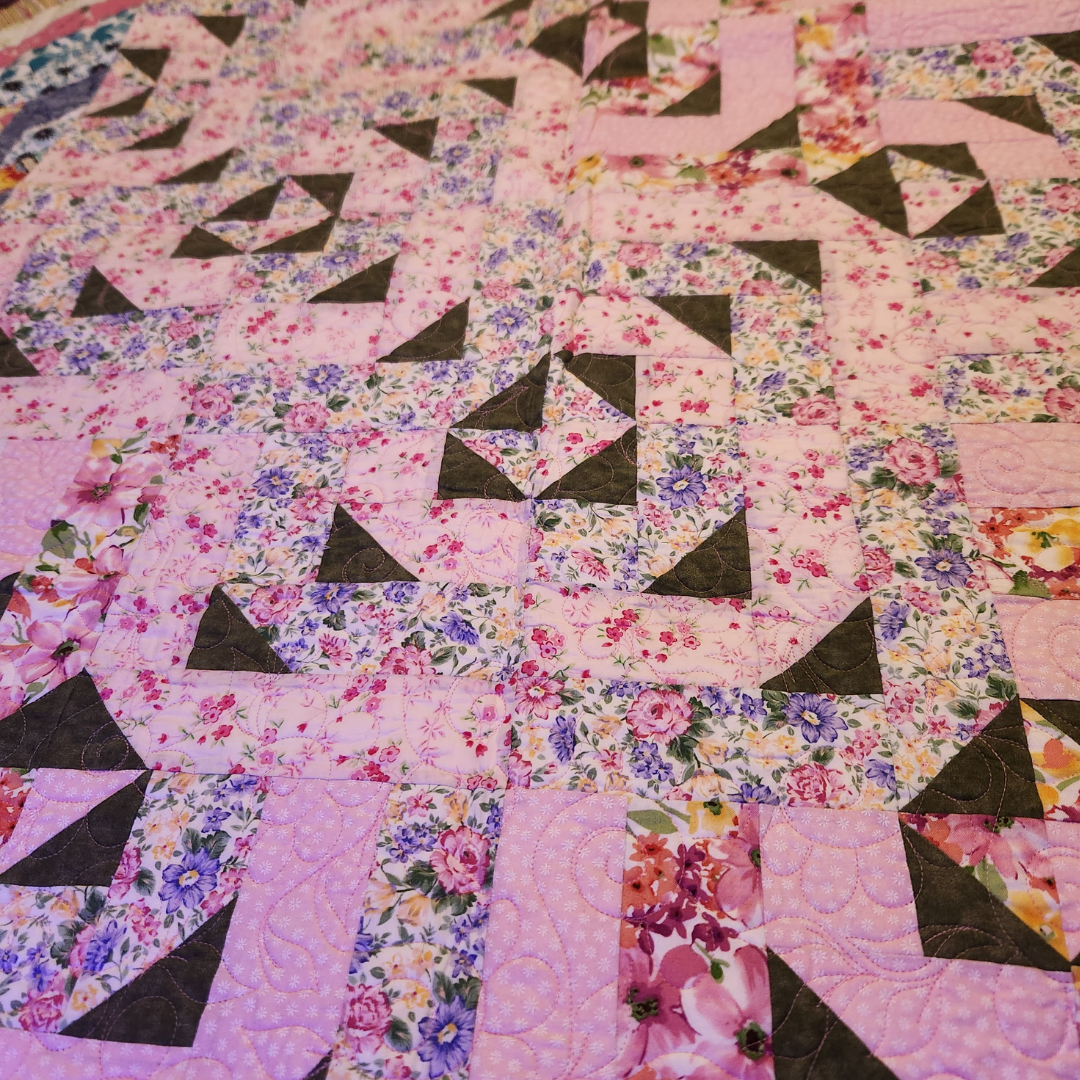 Grandma's Flower Garden Quilt