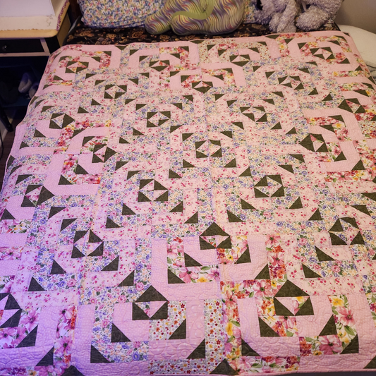 Grandma's Flower Garden Quilt