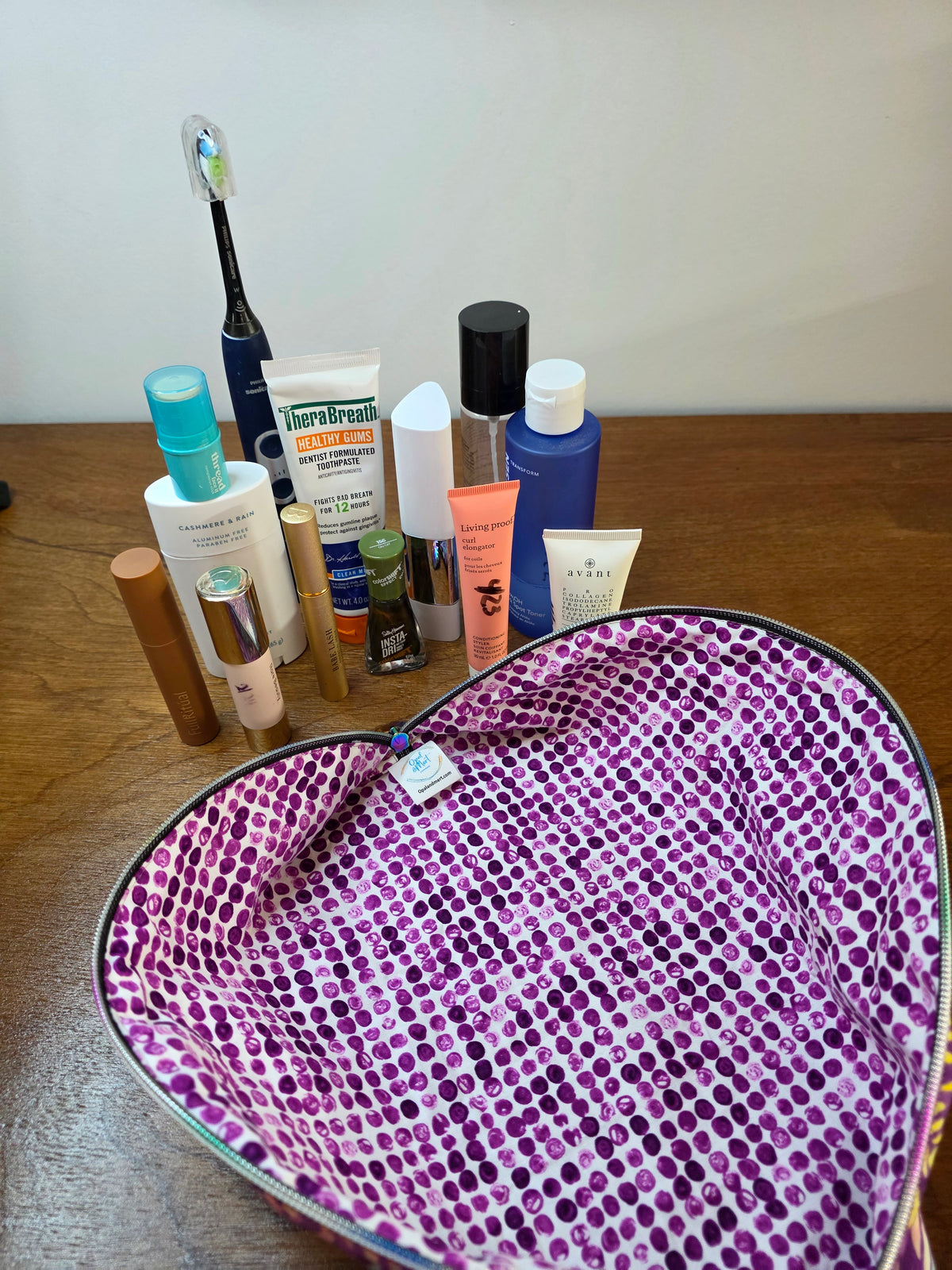 Large Wide-Open Makeup & Travel Bag