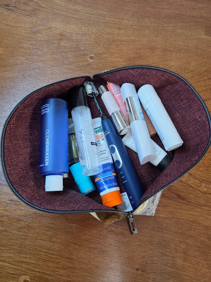 Large Wide-Open Makeup & Travel Bag