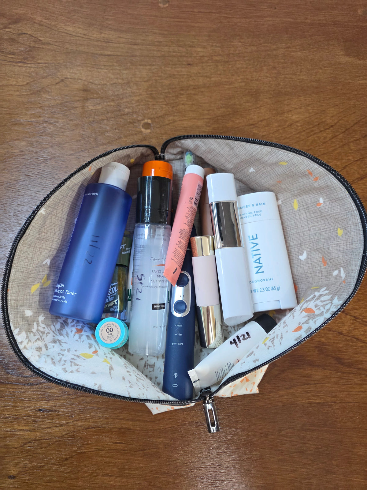 Large Wide-Open Makeup & Travel Bag