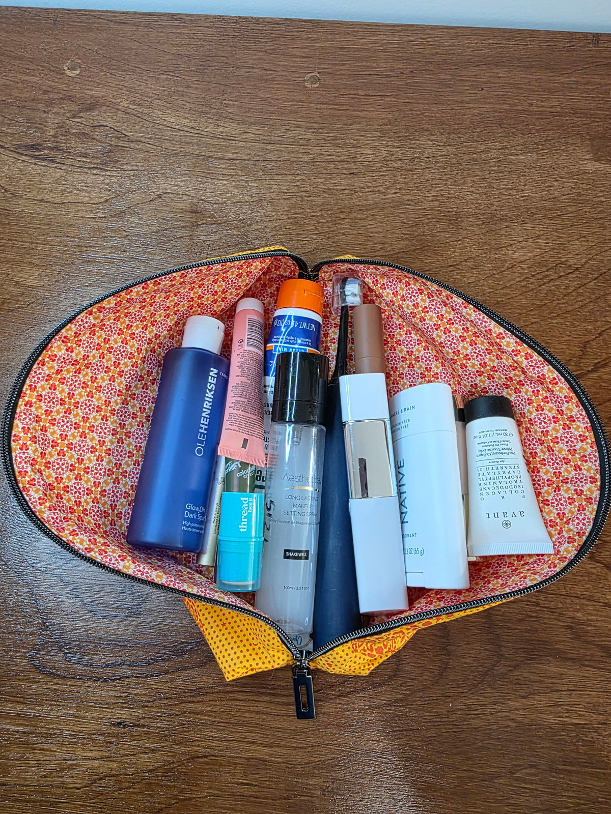 Large Wide-Open Makeup & Travel Bag