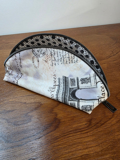 Small Wide-Open Makeup & Travel Bag