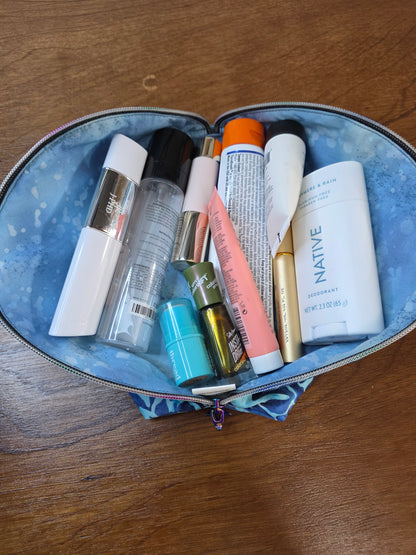 Small Wide-Open Makeup & Travel Bag