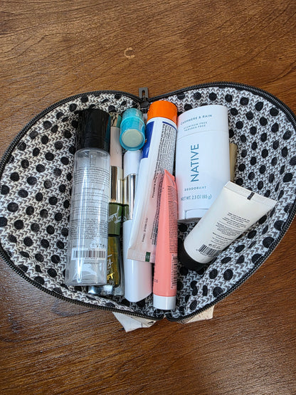 Small Wide-Open Makeup & Travel Bag