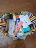 Small Wide-Open Makeup & Travel Bag
