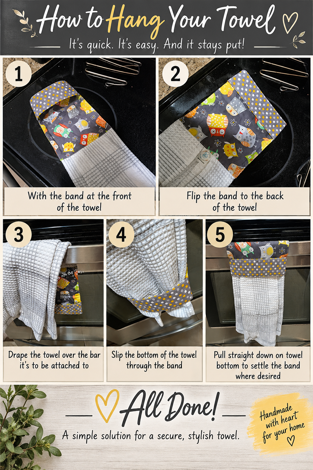 Hanging Kitchen Towels