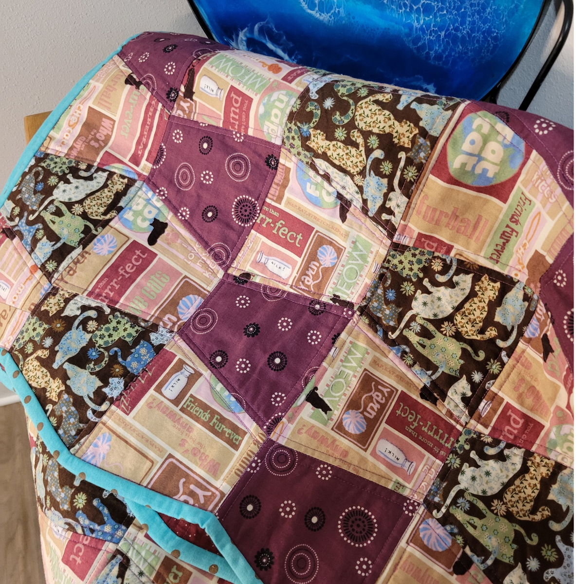 Cats at Play Quilt