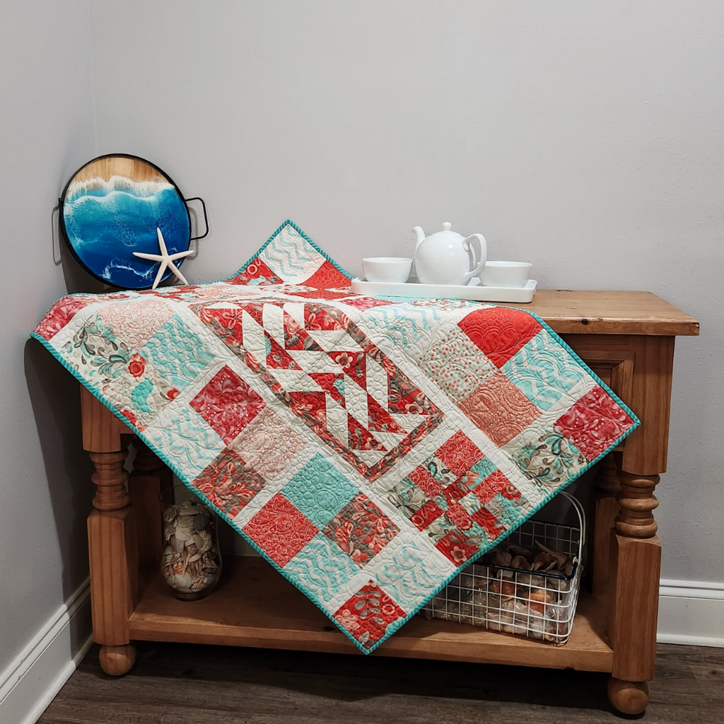 Lovebirds & Flying Geese Quilt