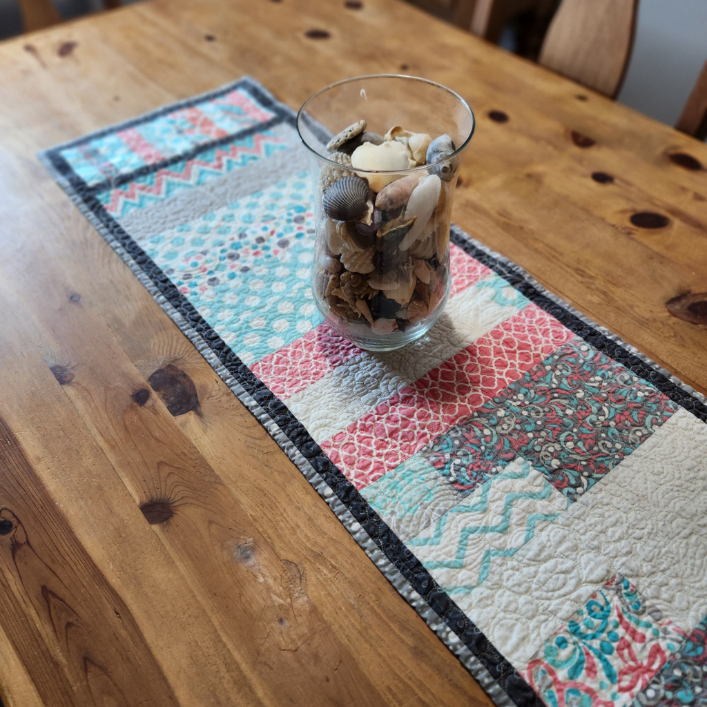Soft Focus Mosaic Table Runner