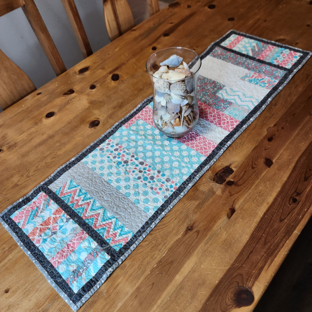 Soft Focus Mosaic Table Runner