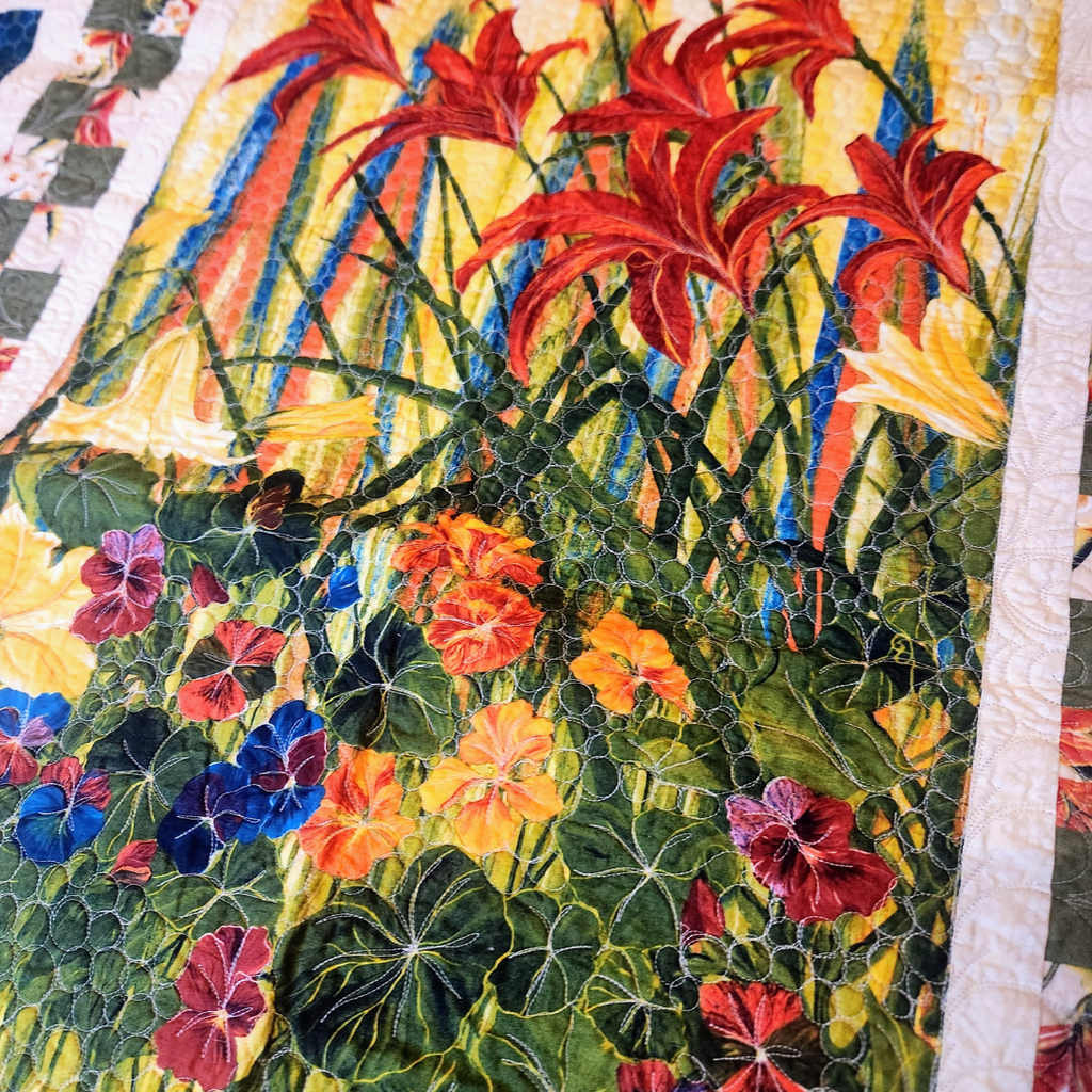 Mom's Irises Quilt