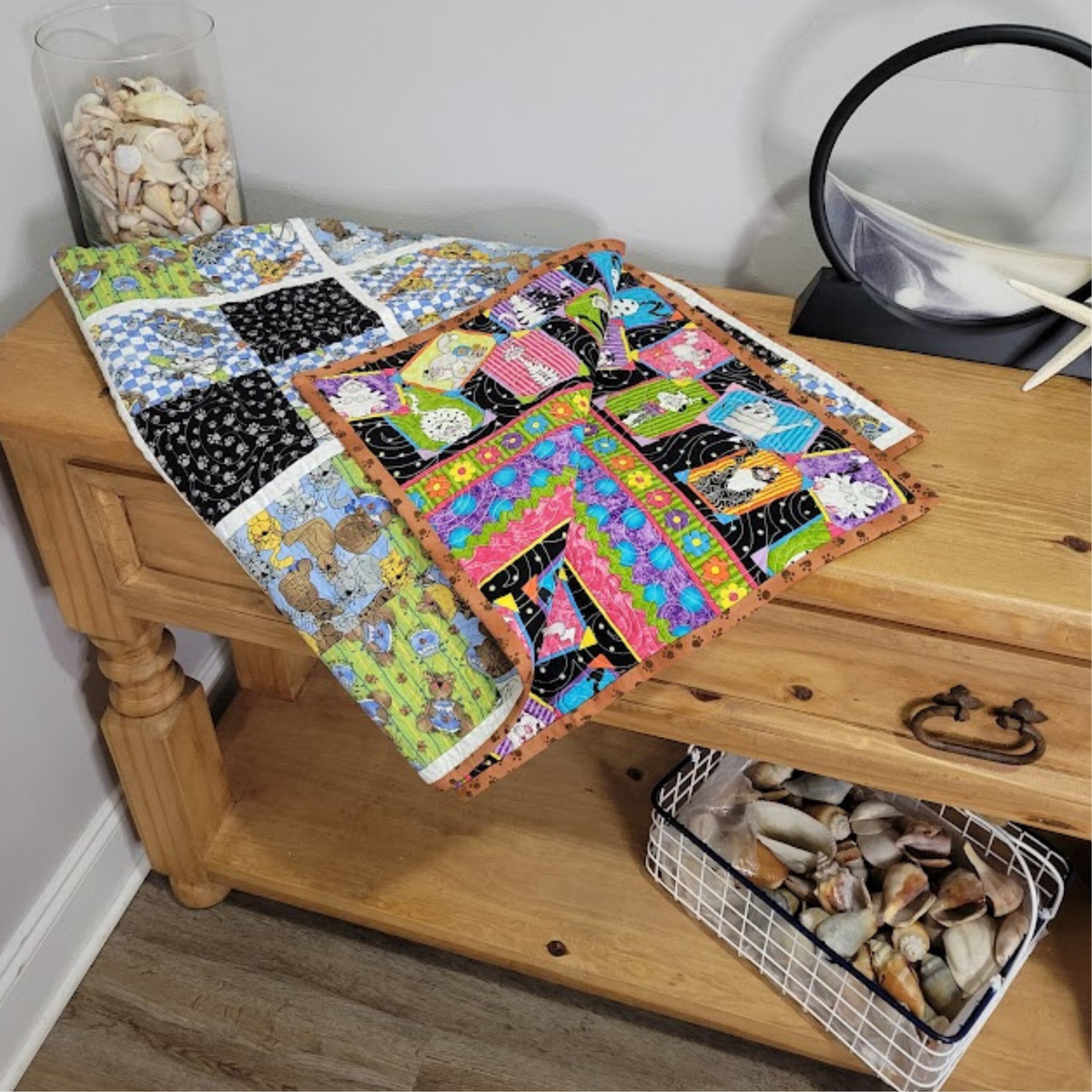 Colorful Cats Quilt