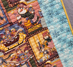 Colorful Christmas Snowmen Quilt