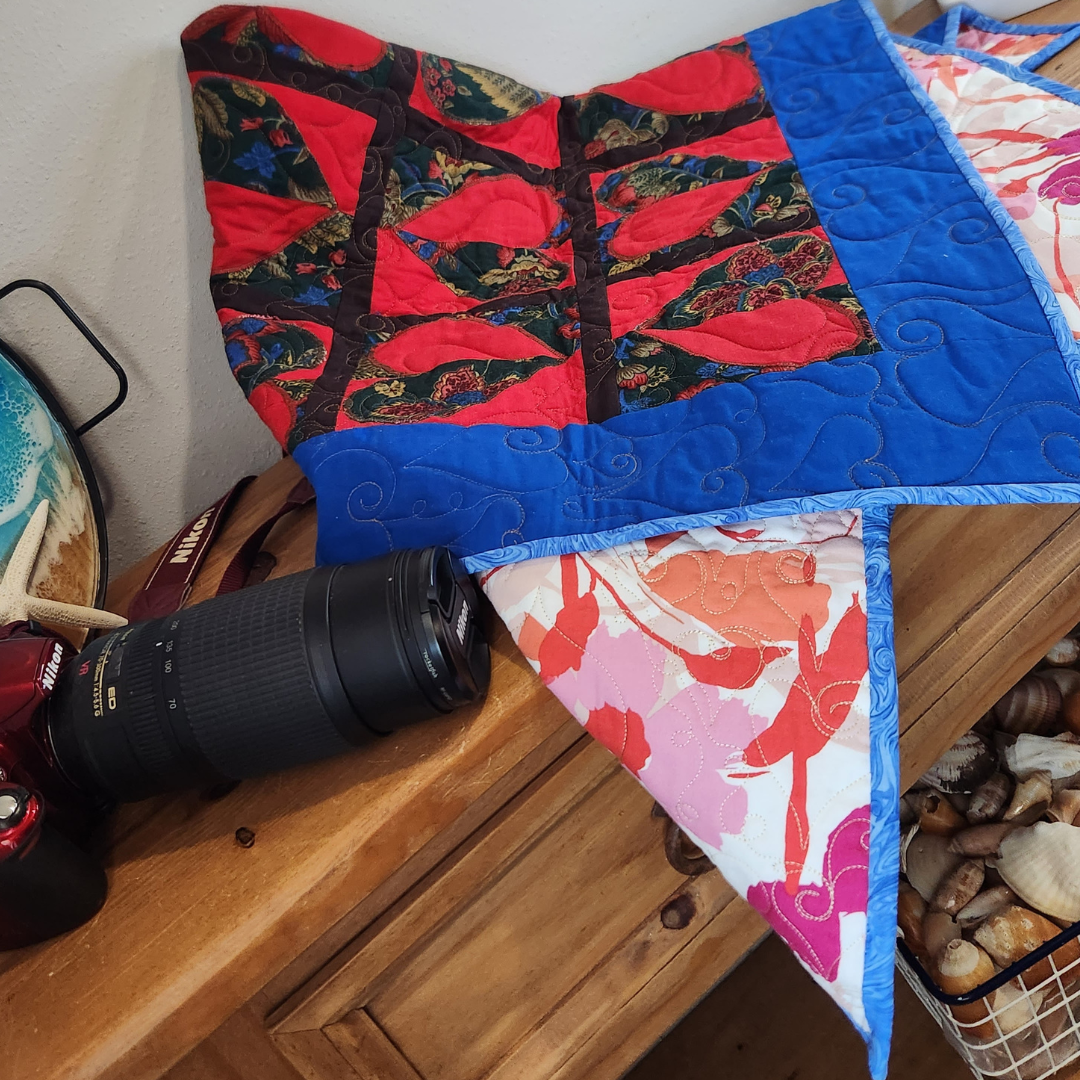Small Handmade Heart Quilt