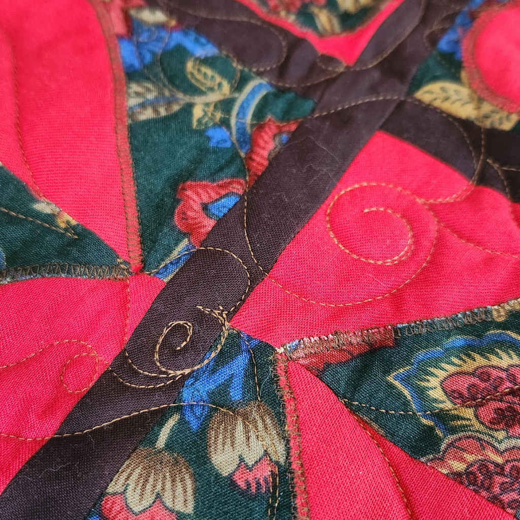 Small Handmade Heart Quilt