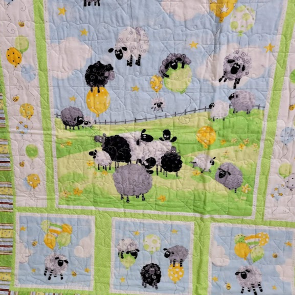Counting Sheep Baby Quilt