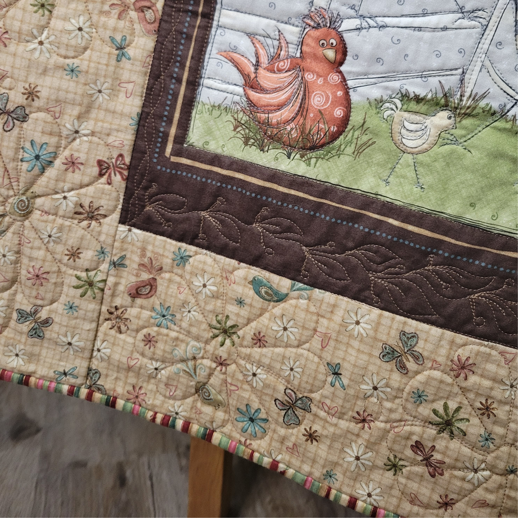 Barnyard Friends Quilted Wall Hanging