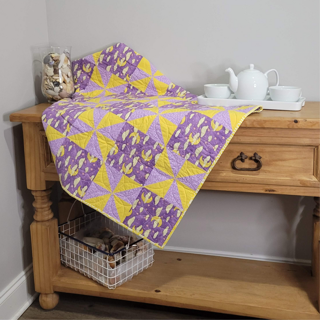 Moon and Stars Baby Quilt
