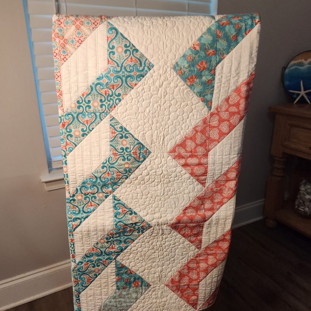 Ribbon Around the Pole Quilt