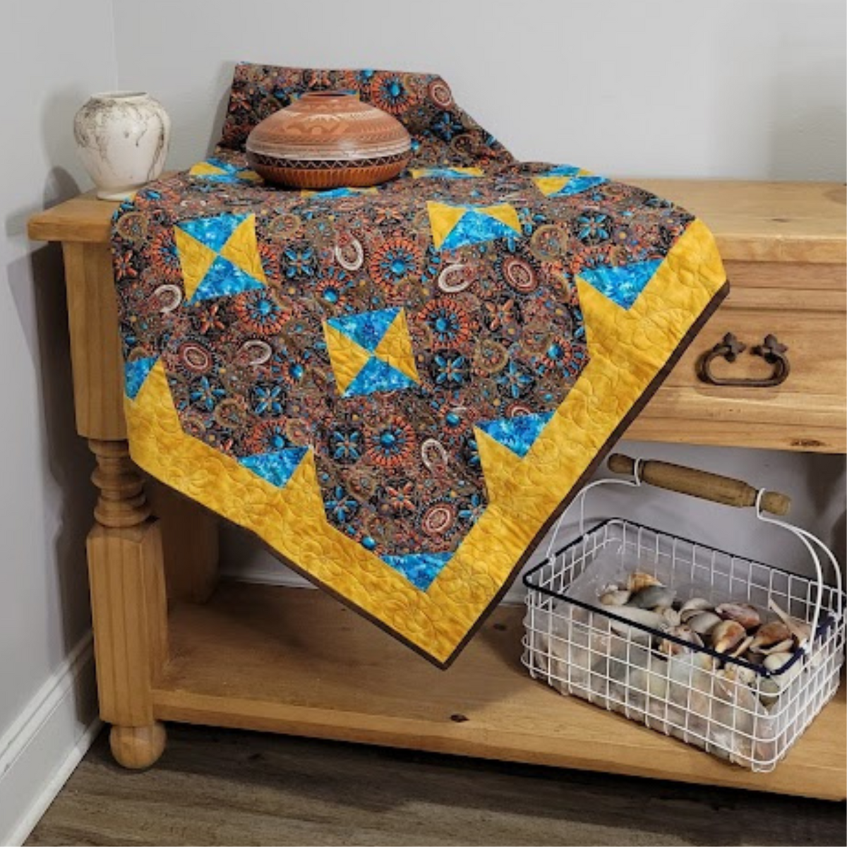 Southwest Turquoise Wall Hanging