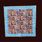 Colorful Christmas Snowmen Quilt